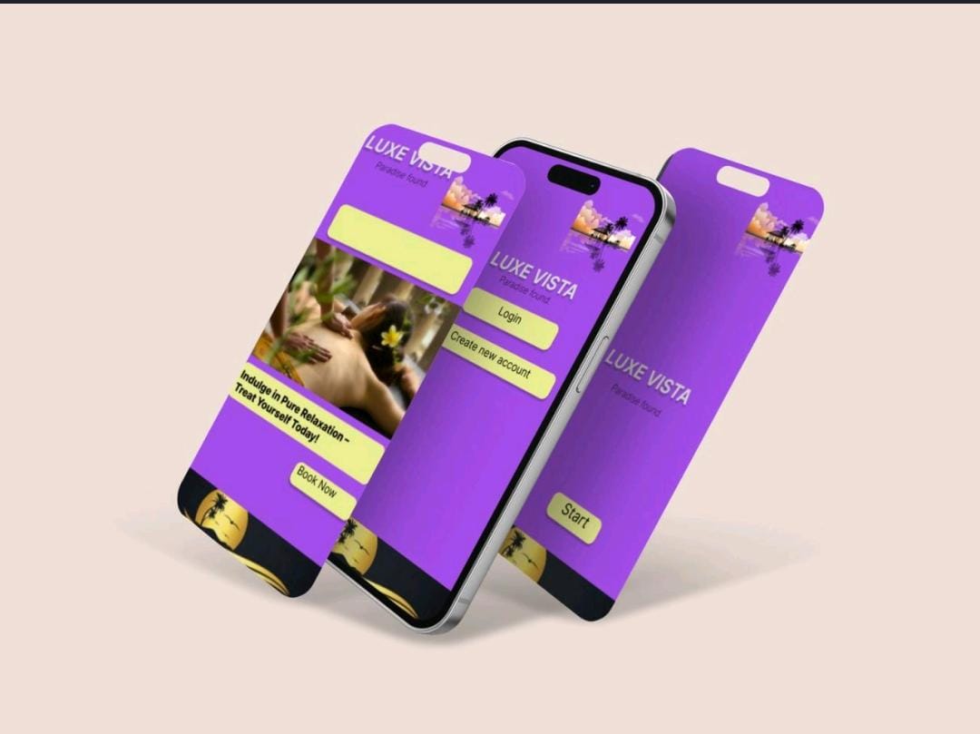 LuxeVista Resort App